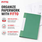 96 Pieces A4 Display Book, Green, 60 Sheets, 1 Piece