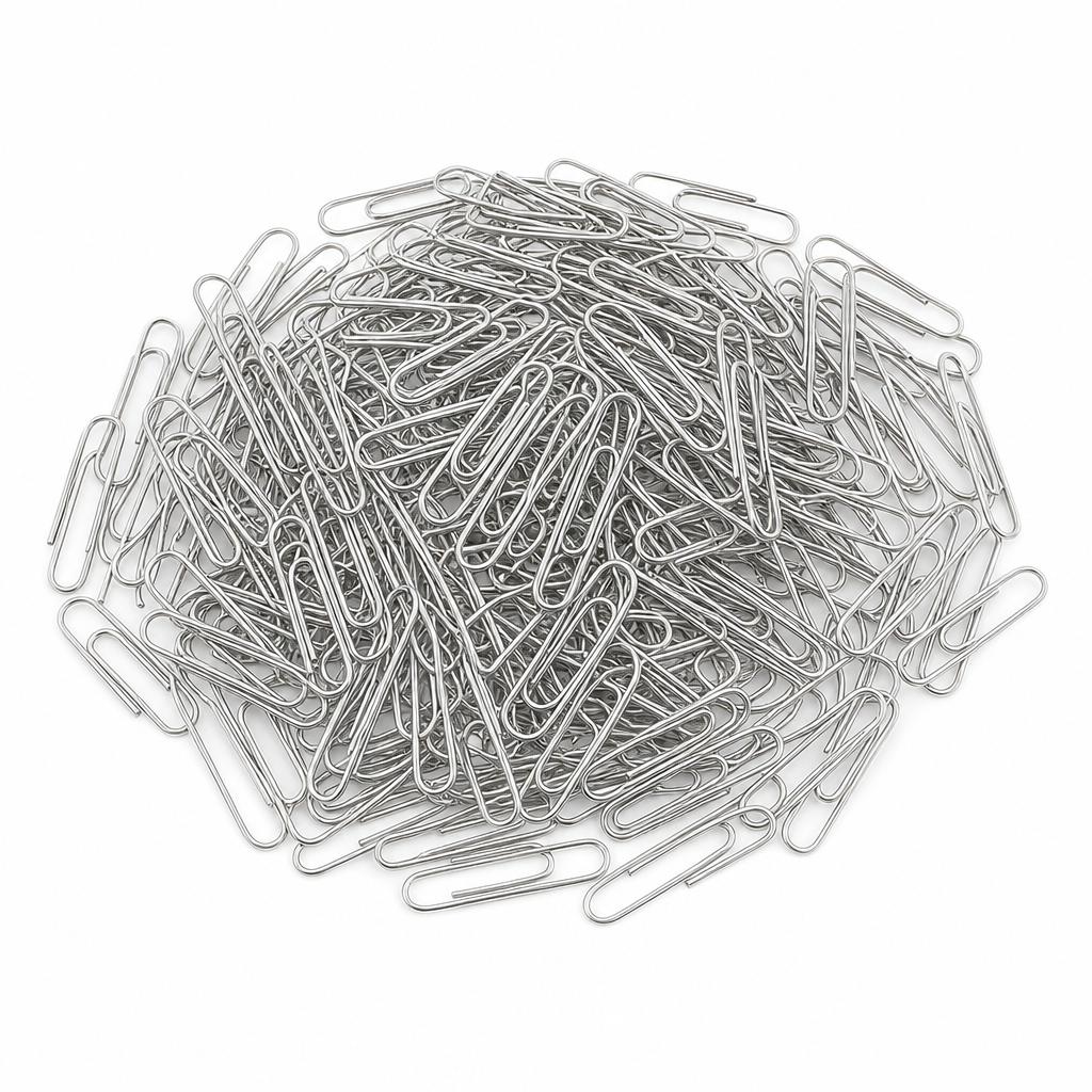 240 Pieces Paper Clips, 50 mm Silver Office Clips, 100 Pieces for Filing Documents and Organizing Loose Sheets