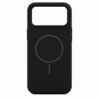 120 Pieces Silicone Magnetic Phone Cases for 15 Pro, Magnetic Back Ring, Raised Camera Protection, Black