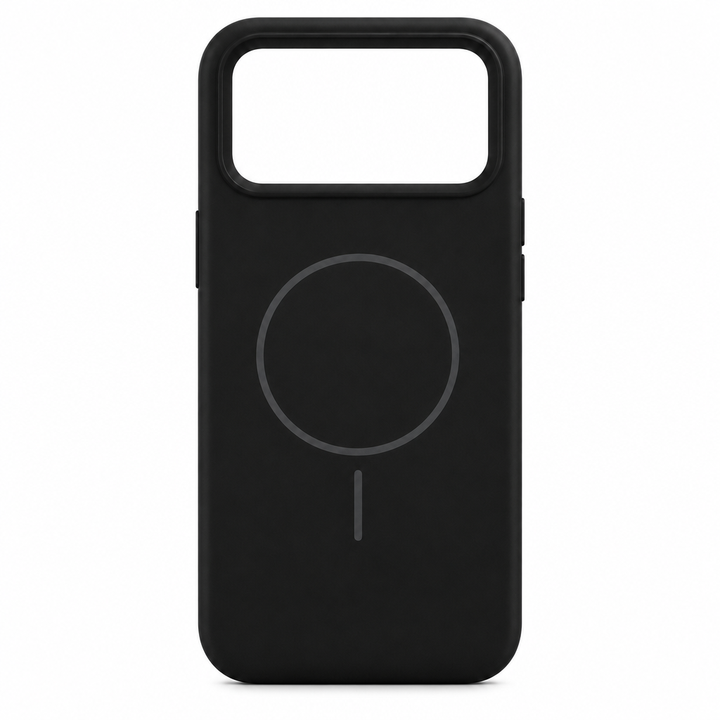 120 Pieces Silicone Magnetic Phone Cases for 15 Pro, Magnetic Back Ring, Raised Camera Protection, Black