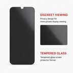 120 Pieces 360-Degree Privacy Tempered Glass Screen Protectors for 17 Pro Max, Black