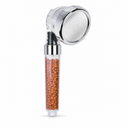 96 Pieces Chrome and Clear Shower Head with Visible Mineral Bead Chamber, 1 Piece