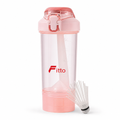 96 Pieces Protein Shaker Bottle With Mixer, Pink, 1 Piece, 24 cm