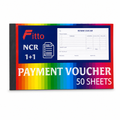 120 Pieces A5 NCR Payment Voucher Books, 50 Duplicate Sets, 1 Piece