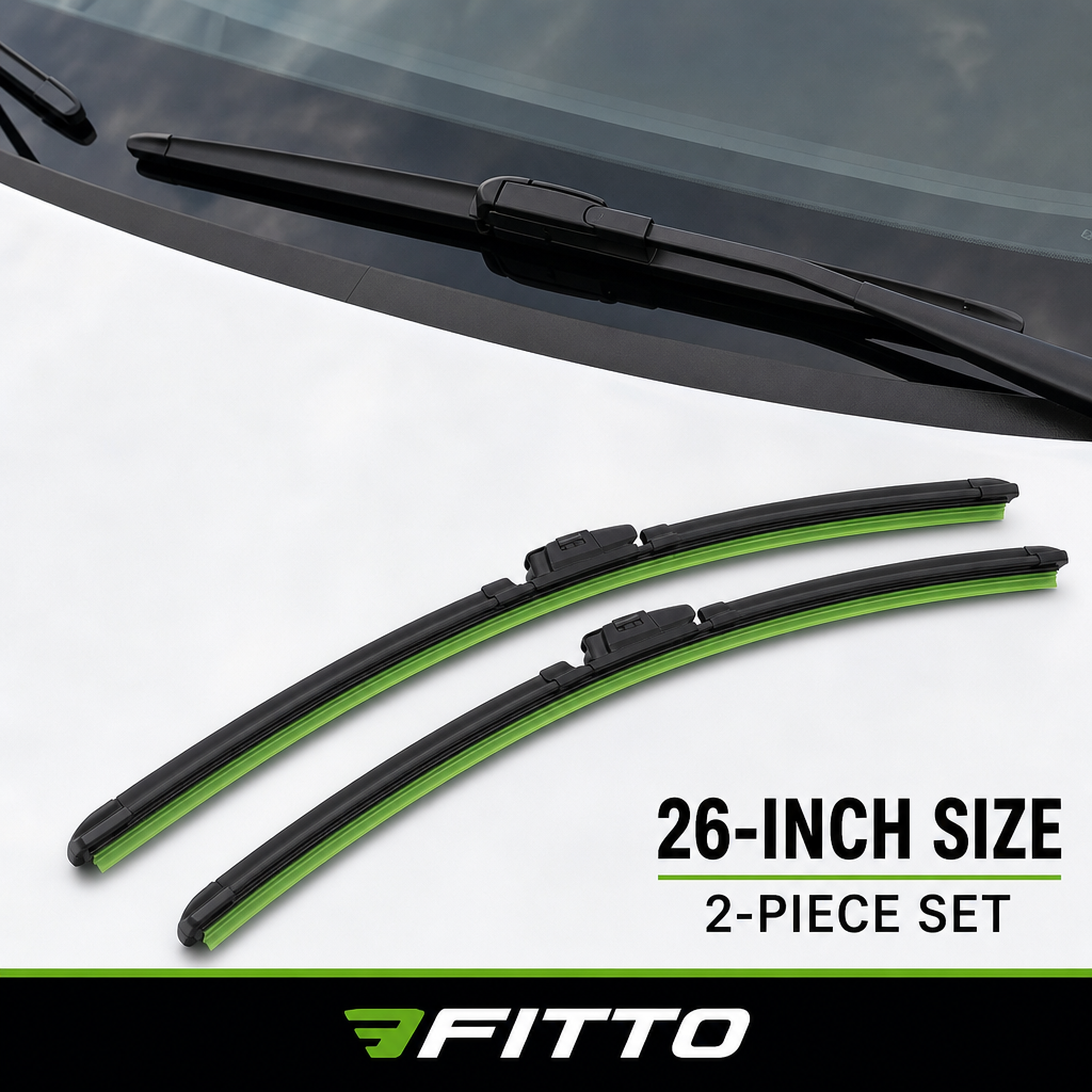 96 Pieces Hybrid Windshield Wiper Blades, 2-Piece Set, 26 Inch