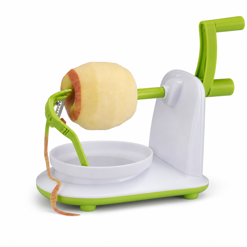 96 Pieces Manual Apple Peeler, Green and White Hand-Crank Fruit Peeling Tool, 1 Piece