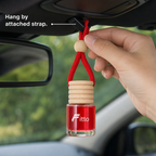 144 Pieces Hanging Bottle Air Freshener, Strawberry Scent, Red, 8 x 4 x 4 cm