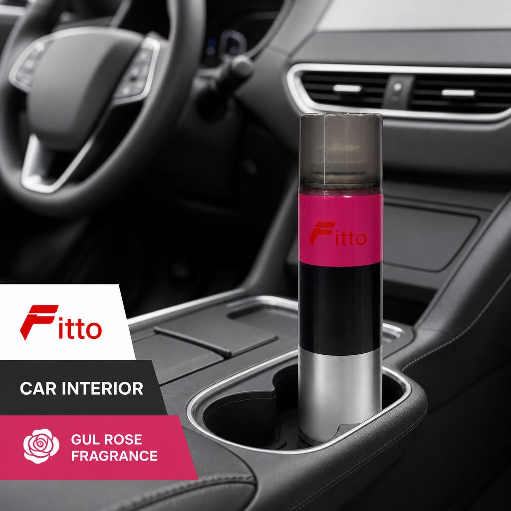 96 Pieces Car Deodorizer Spray, Gul Rose Fragrance, 238 ml Aerosol Can for Vehicle Interiors