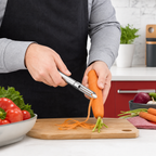 96 Pieces Stainless Steel Serrated Peeler, Single Kitchen Vegetable and Fruit Peeling Tool, 25 cm