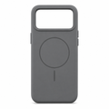 120 Pieces Silicone Magnetic Phone Cases with Raised Camera Protection for Pro Smartphone, Gray
