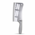 60 Pieces 8 Inch Stainless Steel Kitchen Cleaver with Metal Handle, Silver, 1 Piece