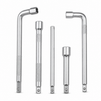 96 Pieces L-Type Socket Wrench Bar Set, 30 cm, Silver, 5 Pieces