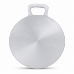72 Pieces Aluminium Tawa 34 cm, Round Cookwares Pan for Flatbread and Everyday Cooking