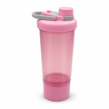 96 Pieces Pink Portable Plastic Water Bottle with Flip Lid and Carry Handle