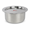 48 Pieces Stainless Steel Cooking Pan with Plain Bottom, 29 cm
