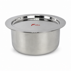 48 Pieces Stainless Steel Cooking Pan with Plain Bottom, 29 cm