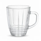 96 Pieces Clear Glass Mug with Handle, Single Drinkwares Cup for Coffee, Tea and Cold Beverages