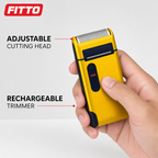 96 Pieces Hair Trimmers, Rechargeable Electric Trimmer with Adjustable Cutting Head, Yellow and Black, 1 Piece