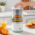 72 Pieces Electric Citrus Juicers, White and Green, 1 Piece, Countertop Juice Extractor