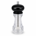144 Pieces Manual Pepper Grinder, Black and Clear, Hand-Operated Seasoning Mill, 25 x 8 x 8 cm, 1 Piece