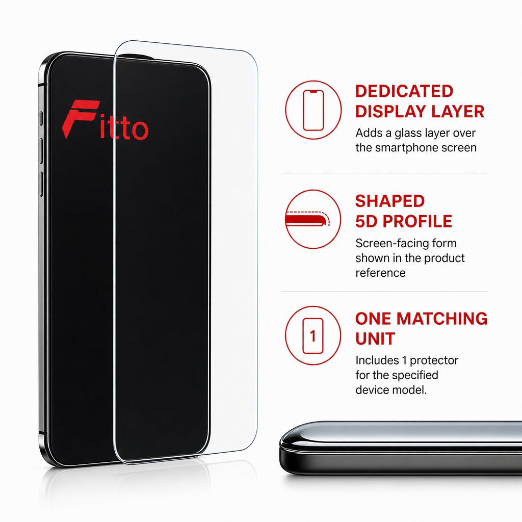 96 Pieces 5D Tempered Glass Screen Protectors for Smartphone, ESD Anti-Static, 1 Pack
