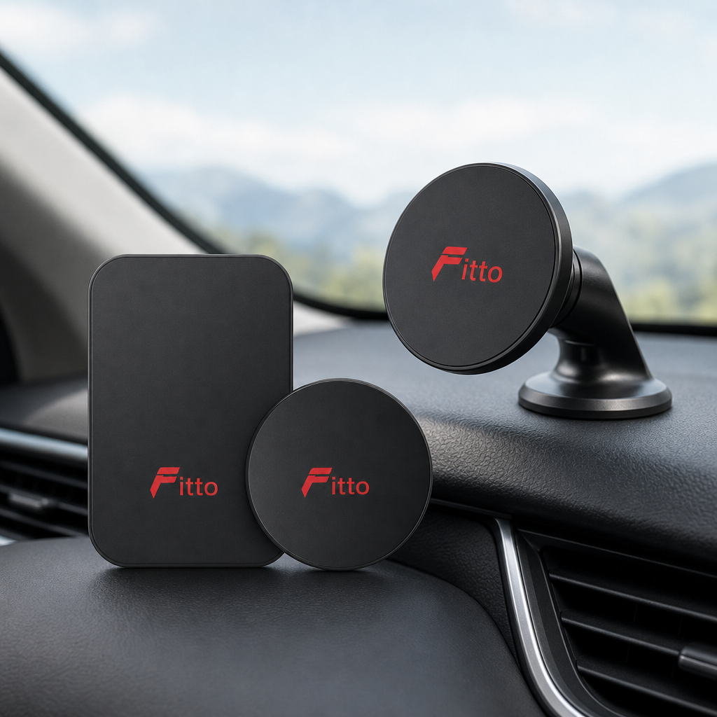 240 Pieces Magnetic Car Holder Plates, 2-Piece Metal Plate Set for Phone Mounts