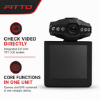 60 Pieces Portable DVR Cameras with 2.5 Inch TFT LCD Screen, Black, 1 Unit