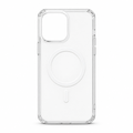 96 Pieces Crystal Clear Magnetic Phone Cases with Wireless Charging Ring and Raised Camera Protection for iPhone 15 Pro Max