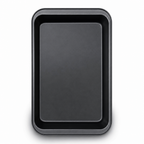 96 Pieces Non-Stick Cake Mold Carbon Steel Rectangular Baking Pan Black 42 x 29 x 5.2 cm 1 Piece