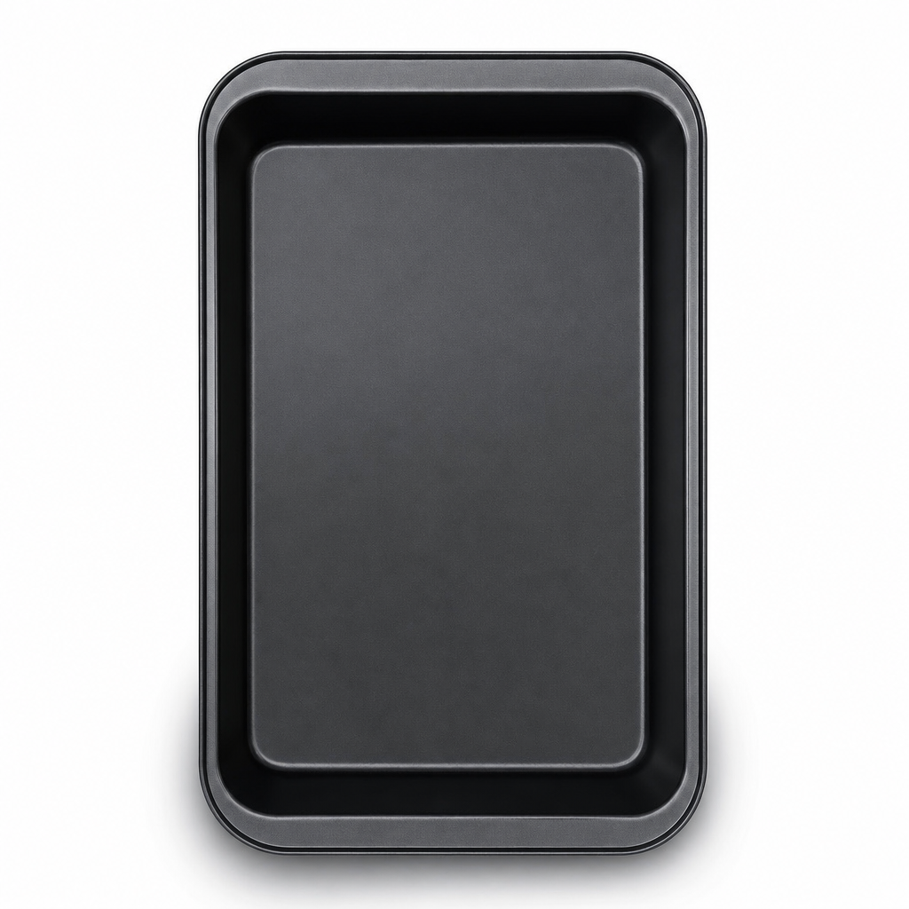 96 Pieces Non-Stick Cake Mold Carbon Steel Rectangular Baking Pan Black 42 x 29 x 5.2 cm 1 Piece