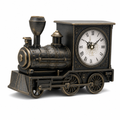 96 Pieces Assorted Colour Train-Shaped Table Clocks, Novelty Decorative Timepiece, 1 Piece