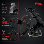 96 Pieces Car Phone Holder With Suction Mount, 360° Rotating Adjustable Cradle for Vehicle Use