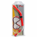 72 Pieces Swimming Mask and Snorkel Set, Red