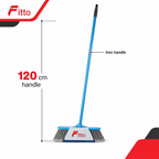 96 Pieces Indoor Broom with Iron Handle, 120 cm, Assorted Colour