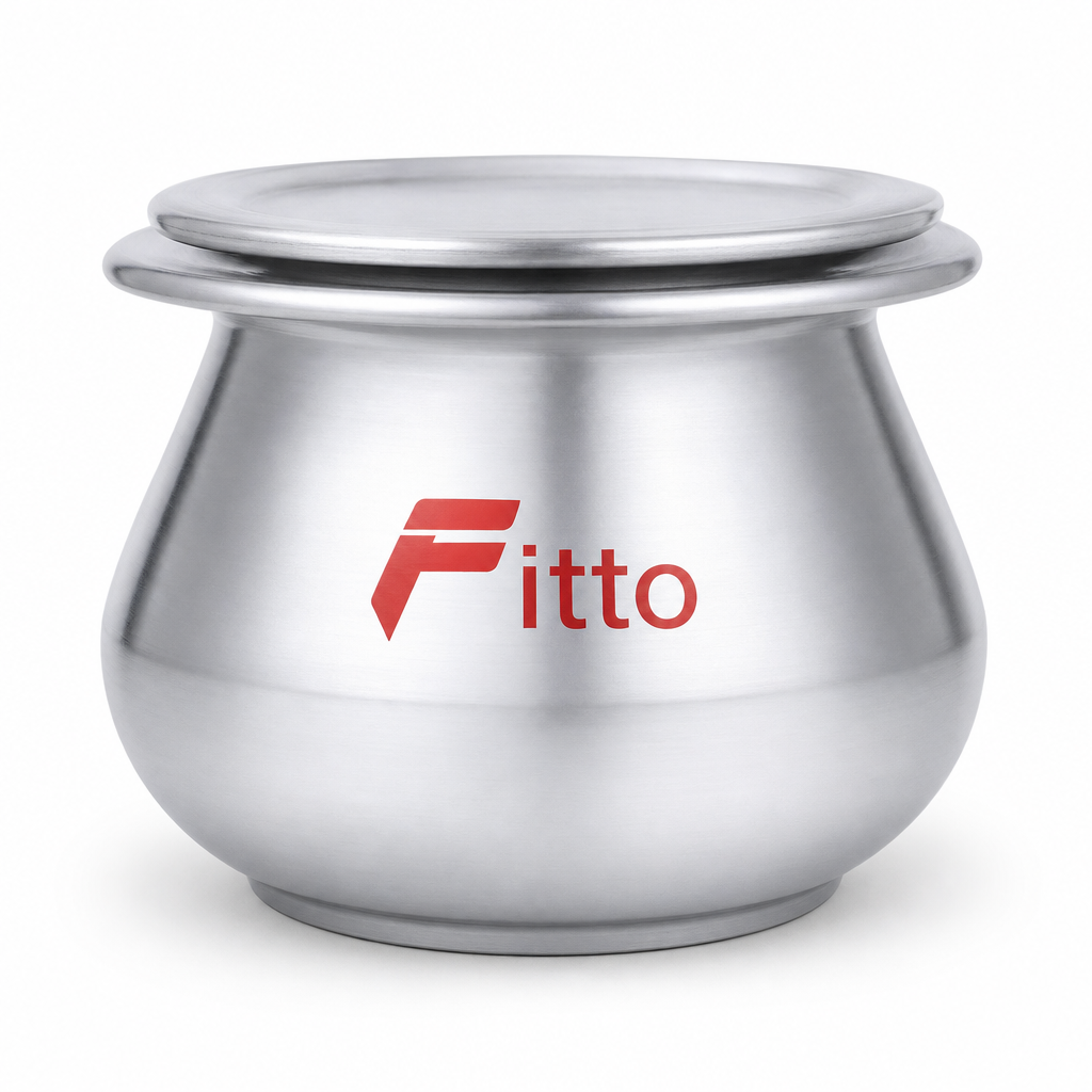 96 Pieces Anodised Aluminium Biryani Stockpot with Lid, 10-Inch