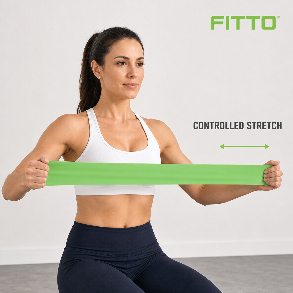 96 Pieces Resistance Bands for Exercise, Light Strength, 0.35 mm, Single Band