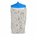 96 Pieces Cotton Mop Head, 300 g, Blue and White, 35 x 18 x 12 cm