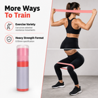 96 Pieces Resistance Bands for Exercise and Fitness, Heavy Strength, 0.55mm