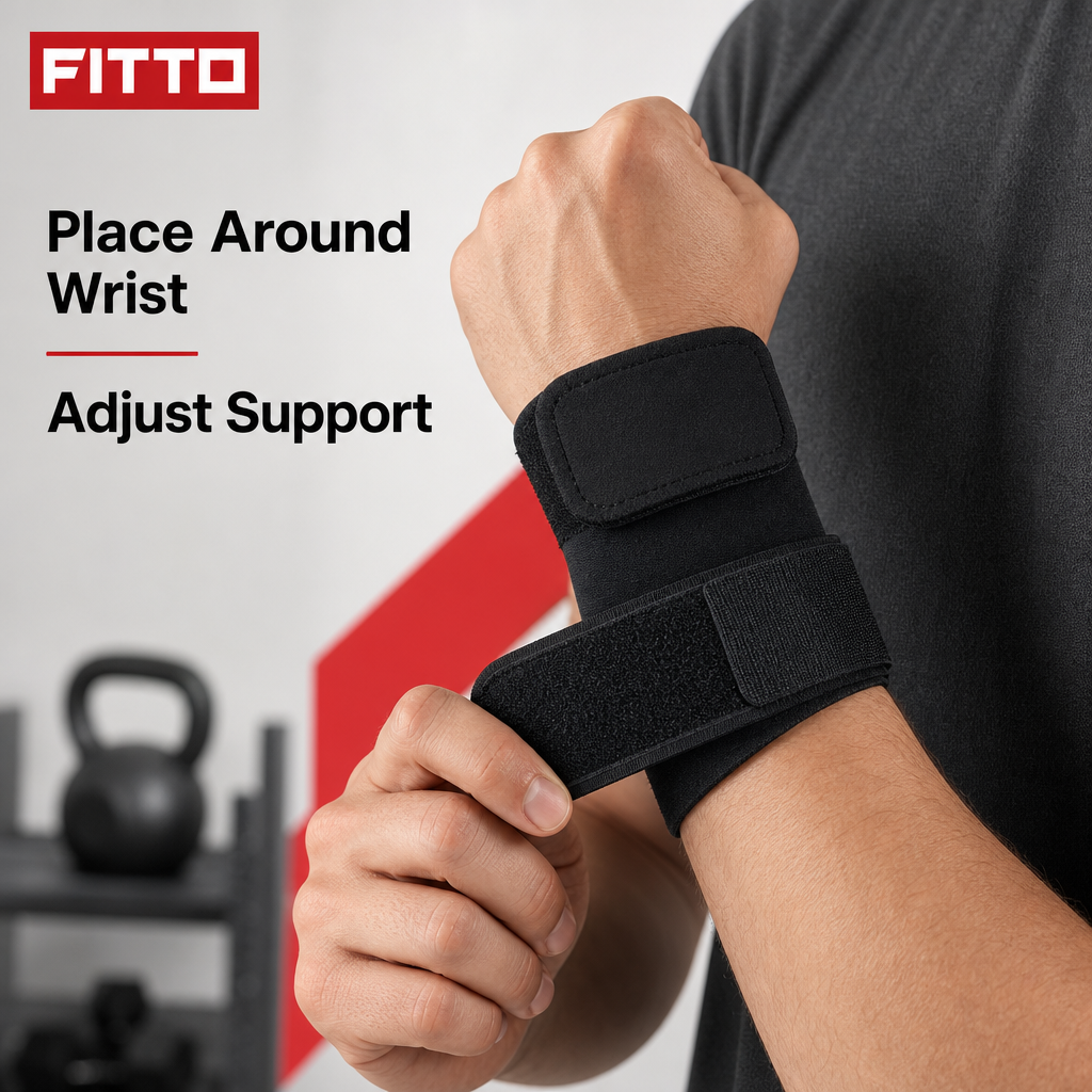 72 Pieces Wrist Support for Gym and Fitness, Black, Non-Slip Design