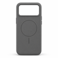 120 Pieces Silicone Magnetic Phone Cases with Raised Camera Protection, Gray