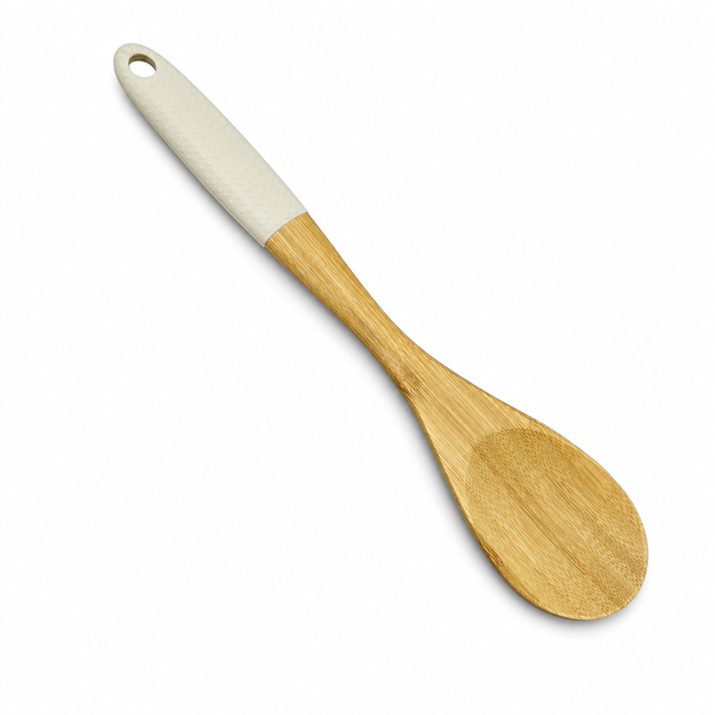 96 Pieces Wooden Cooking Spoon, Solid Wood, 32 cm, Single Piece