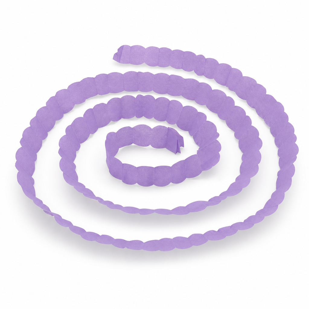 240 Pieces Purple Solid Colour Paper Garland, 4 m x 16 cm, 1 Piece