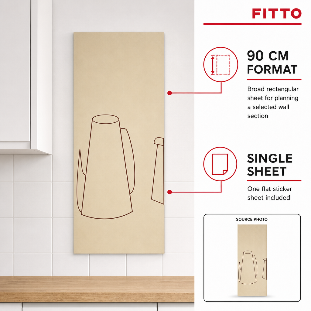 120 Pieces Kitchen Anti-Oil Wall Sticker, 90cm Rectangular Backsplash Sheet