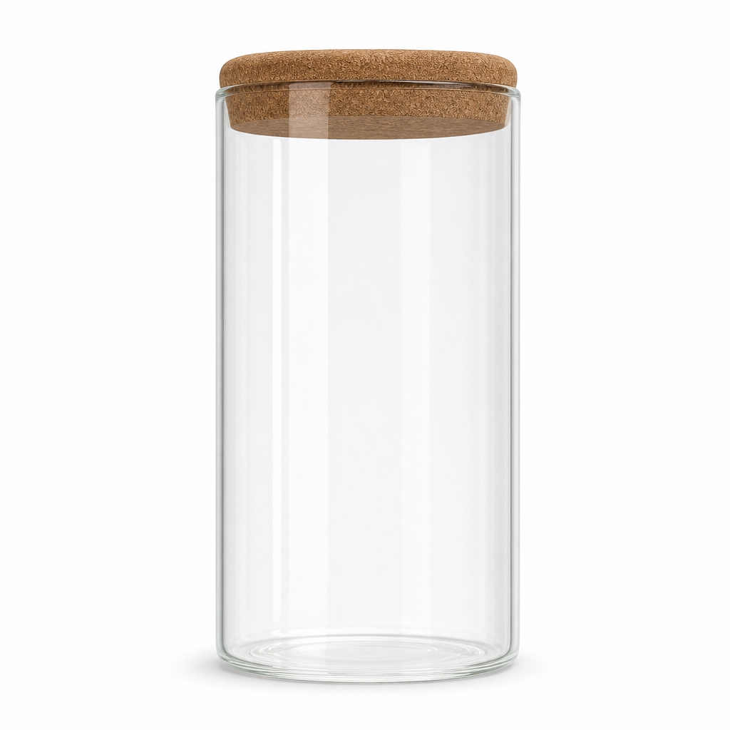 72 Pieces Glass Food Storage Jars With Wooden Lid, Clear And Natural Wood, 1 Piece