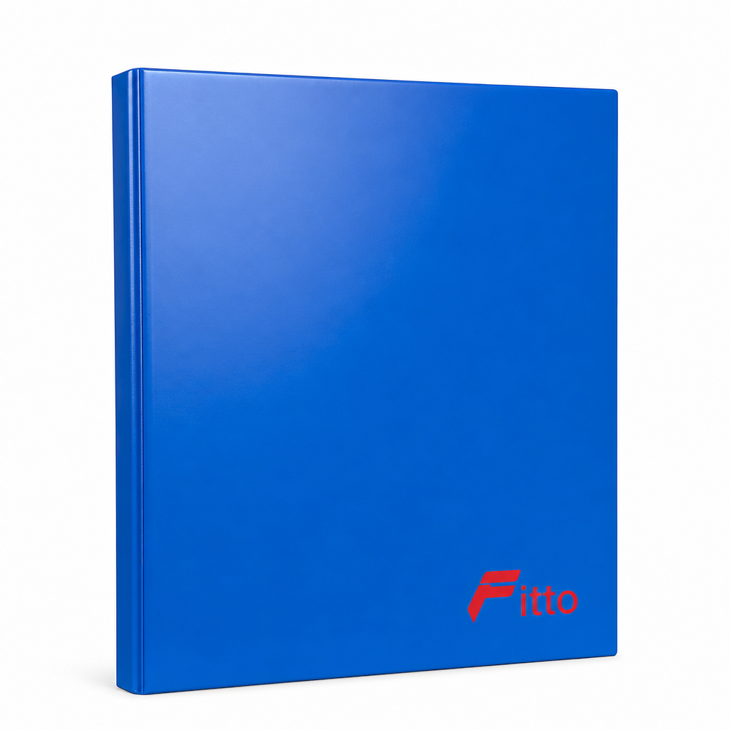 96 Pieces A4 Display Book with 100 Sheets, Blue, 1 Piece