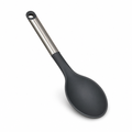 96 Pieces Nylon Solid Spoon, 33 cm, Black Kitchen Utensil