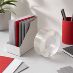 96 Pieces Transparent Nano Mounting Tapes, 3 m Roll for Household and Workspace Mounting