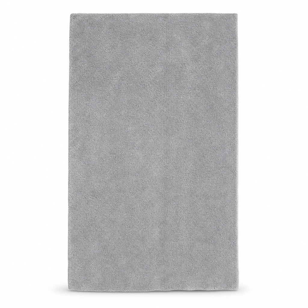 96 Pieces 500 GSM Microfiber Cleaning Cloth, No Stitching, 60 x 90 cm, Grey