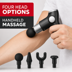 48 Pieces Mini Massage Gun with 4 Massage Heads, Handheld Body Massagers, Black
