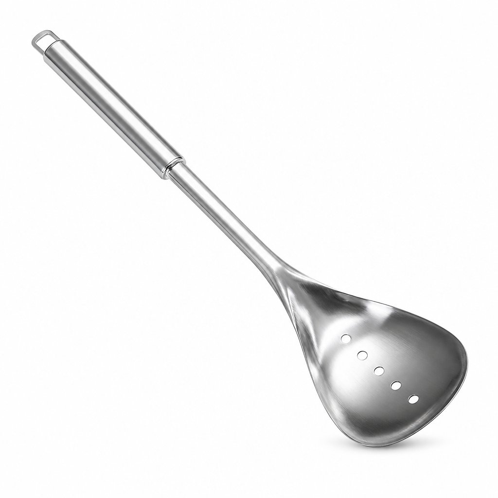96 Pieces Stainless Steel Slotted Spoon, 34 cm, Silver Serving Utensil for Draining and Lifting Food